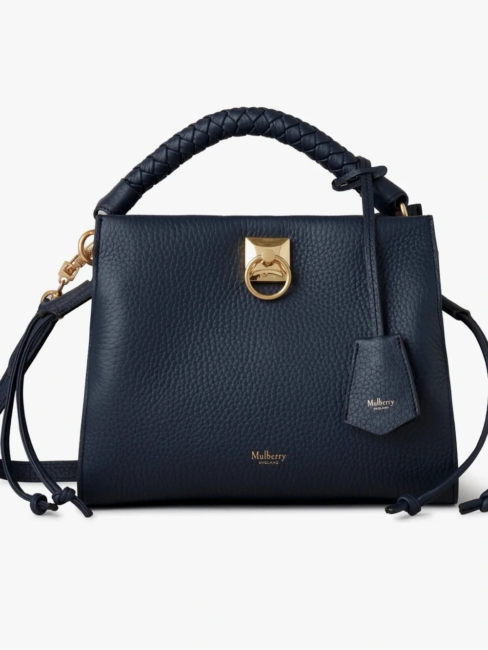 Mulberry Small Iris Leather Top Handle Bag